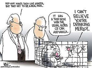Mouse wine tasting